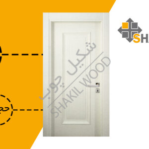 درب چوبی داخلی DH003