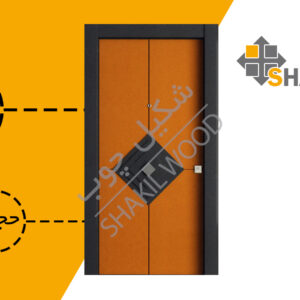 درب چوبی داخلی DH011