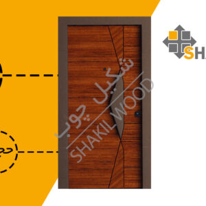 درب چوبی داخلی DH013
