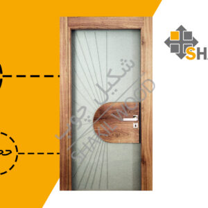 درب چوبی داخلی DH014
