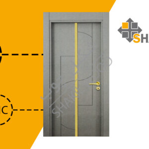 درب چوبی داخلی AL010