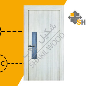 درب داخلی چوبی DL017