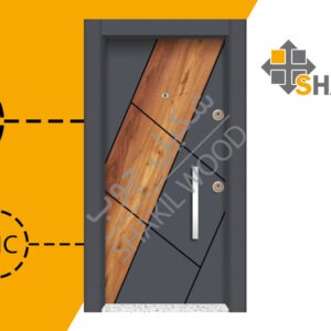 درب ضد سرقت طرح ترک TR002