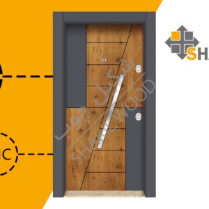 درب ضد سرقت طرح ترک TR005