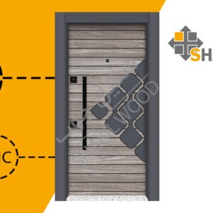 درب ضد سرقت طرح ترک TR016